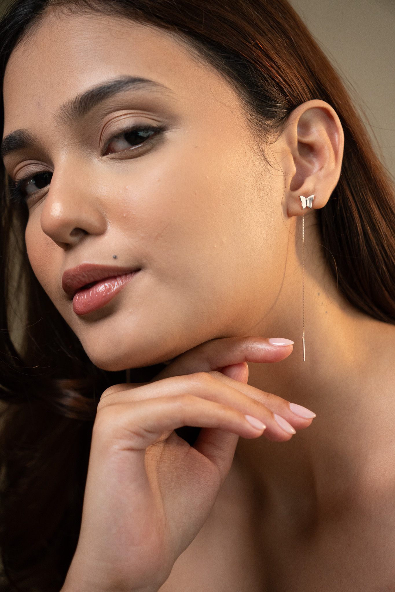 Butterfly Threader Earrings (2)