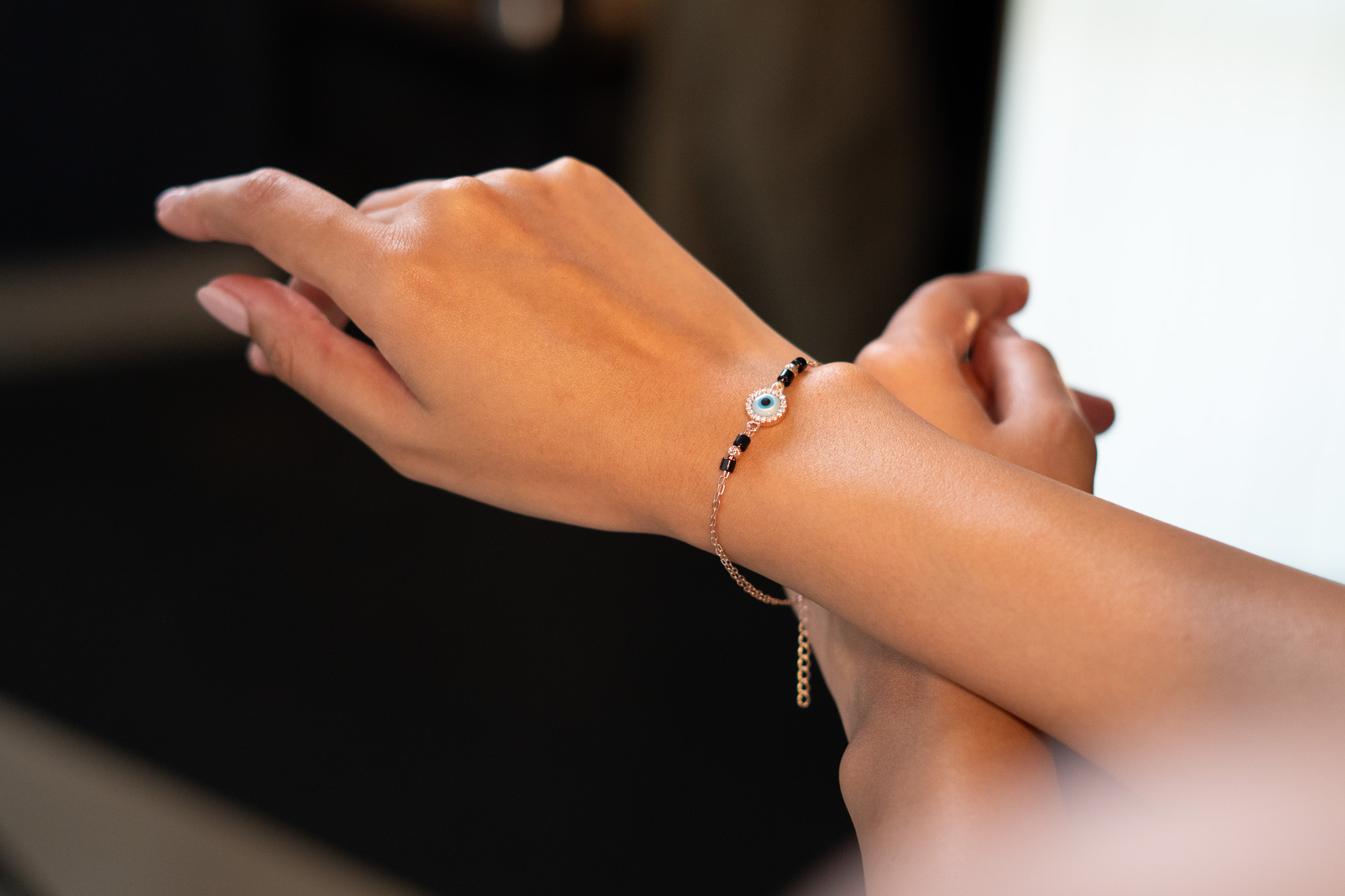 Elegant Evil Eye Protection Bracelet