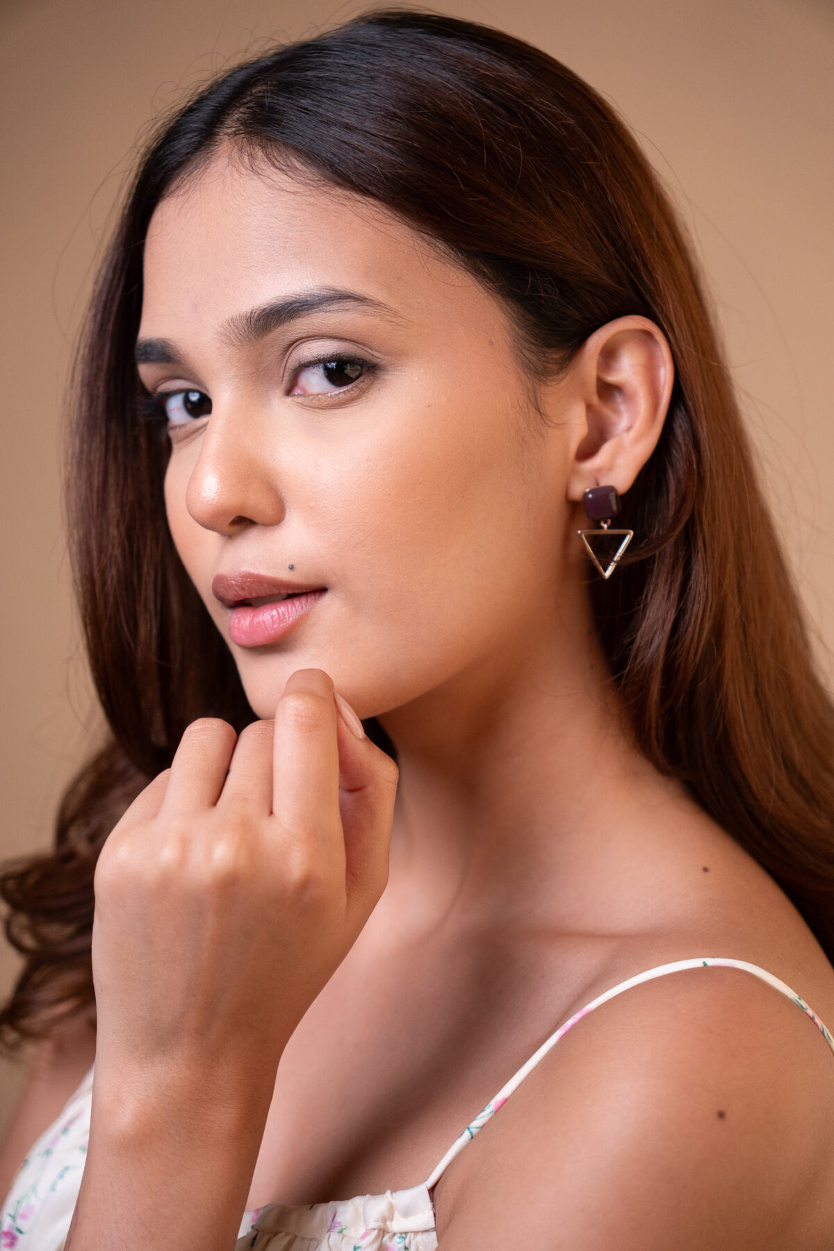 Modern Geometric Drop Earrings