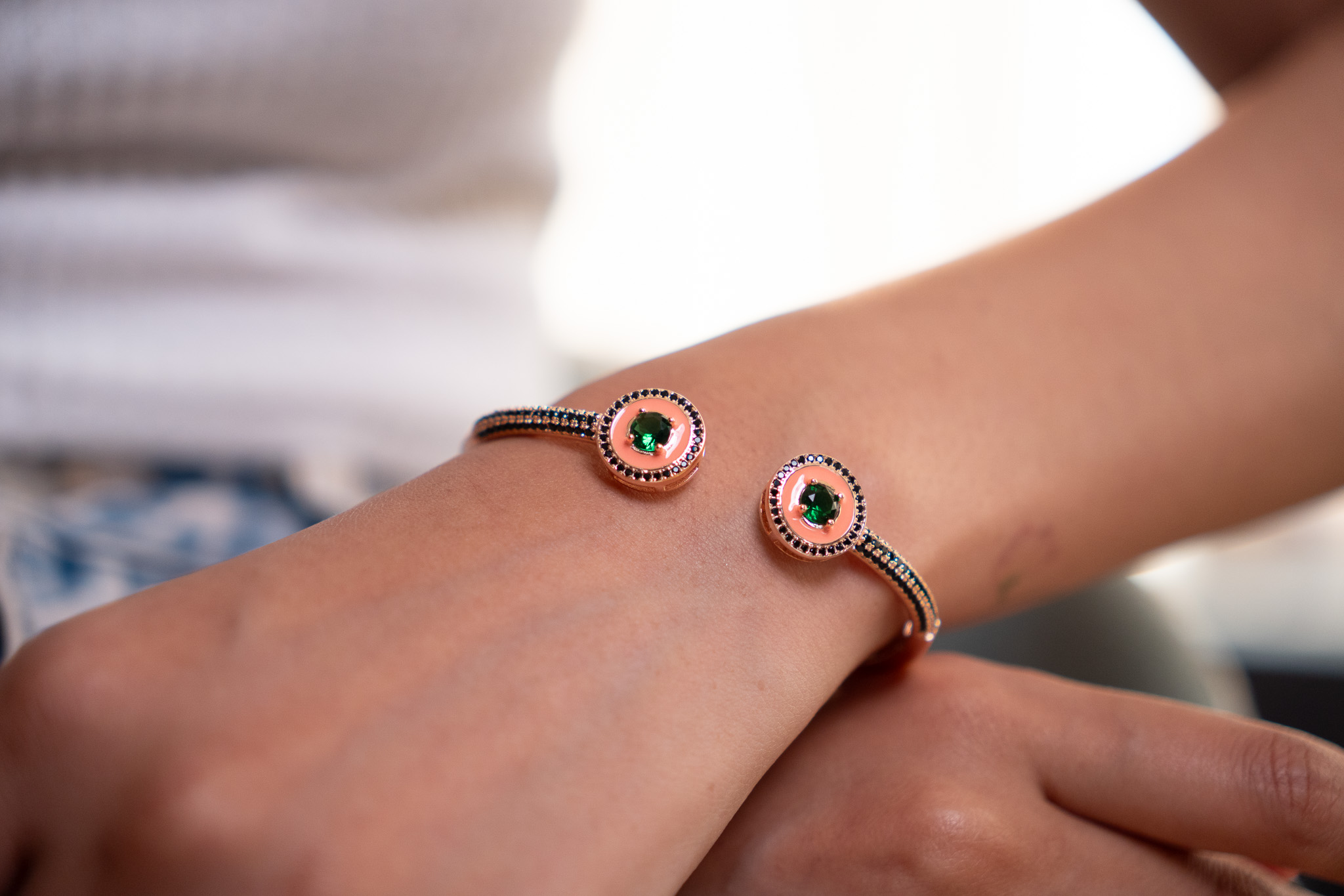 Vintage Enamel Medallion Necklace (4)